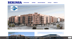 Desktop Screenshot of bekinsa.es